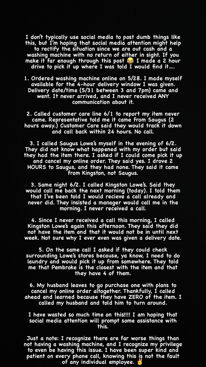 Please read and reply <a href="/Lowes/">Lowe's</a> !!!!