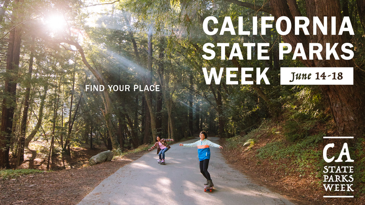 Celebrate the amazing diversity of California's State Park System & the people who help protect these 279 iconic places with the first ever #CaliforniaStateParksWeek! 🎉

Join us June 14-18: bit.ly/3lsGL24
 
#ParksForEveryone