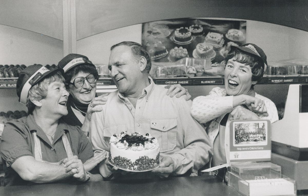 CanadianClub's tweet photo. A #timhortons Pickering landmark was demolished today.  Legendary former Toronto Maple Leaf's bruising defensemen, Bobby Baun owned the original franchise, a much larger walk-in sit-down store, one of the most successful in Ontario at that time.  
https://t.co/LxPXhzjjKU https://t.co/4UXaT0HtvU