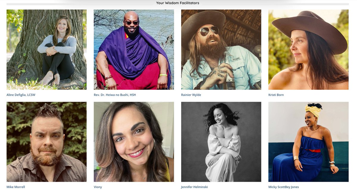 Genuine_Michael's tweet photo. This year’s lineup of teachers is quite compelling, drawing from a wealth of spiritual traditions and lived experience. We're talking Rainier Wylde and Kristi Born, @iamMickyJones, @EcoTheologian, @BushisPeace, Viony Medlin, Aline Defiglia...and me.

I'm excited, y'all. https://t.co/2Ep9KhOlBN