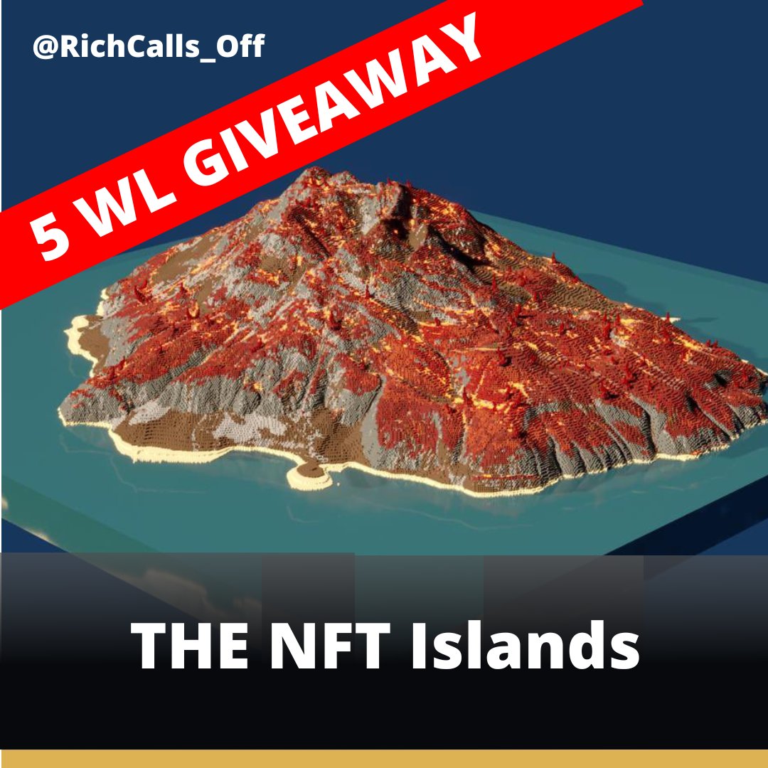 Orbyt_off's tweet photo. 🚨 Giveaway 🚨
5 WL to win for @thenftislandsio‼️

✅ LIKE &amp; RETWEET 
✅ Follow @RichCalls_OFF &amp; @thenftislandsio
✅ Tag 3 friends (every tag = extra entry)

END in 24 hours!
#NFT #NFTs #NFTdrop #NFTart #NFTGiveaways  #NFTGiveaway #NFTCollection #NFTCommunity #ETH #NFTProject https://t.co/UWIEP0DDUF