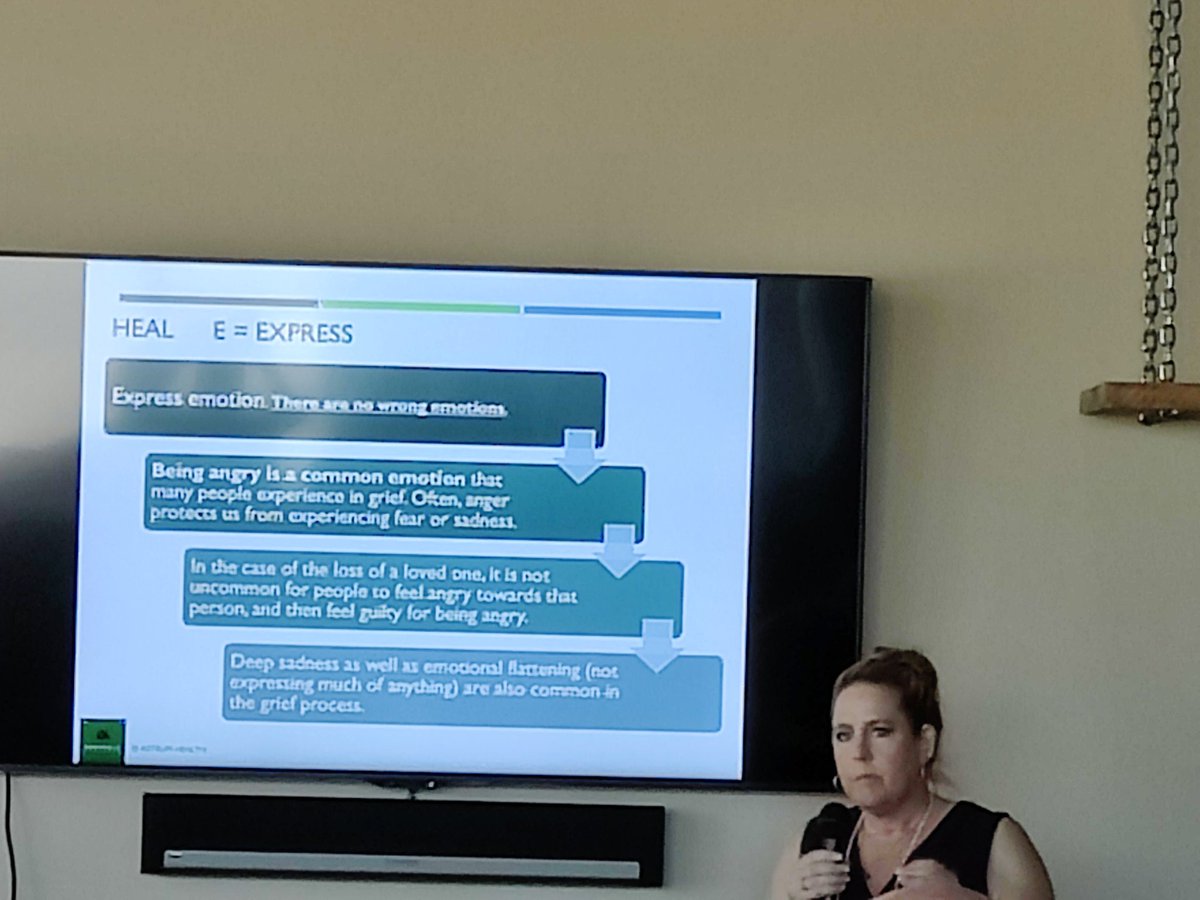 stephaniedelane's tweet photo. Dr. Kira Mauseth shared a quote with us- "I sat with my anger long enough to realize her real name is grief.” Over 90% of anger is really something else.  #RisingStar2022 https://t.co/d5MphQgHbE