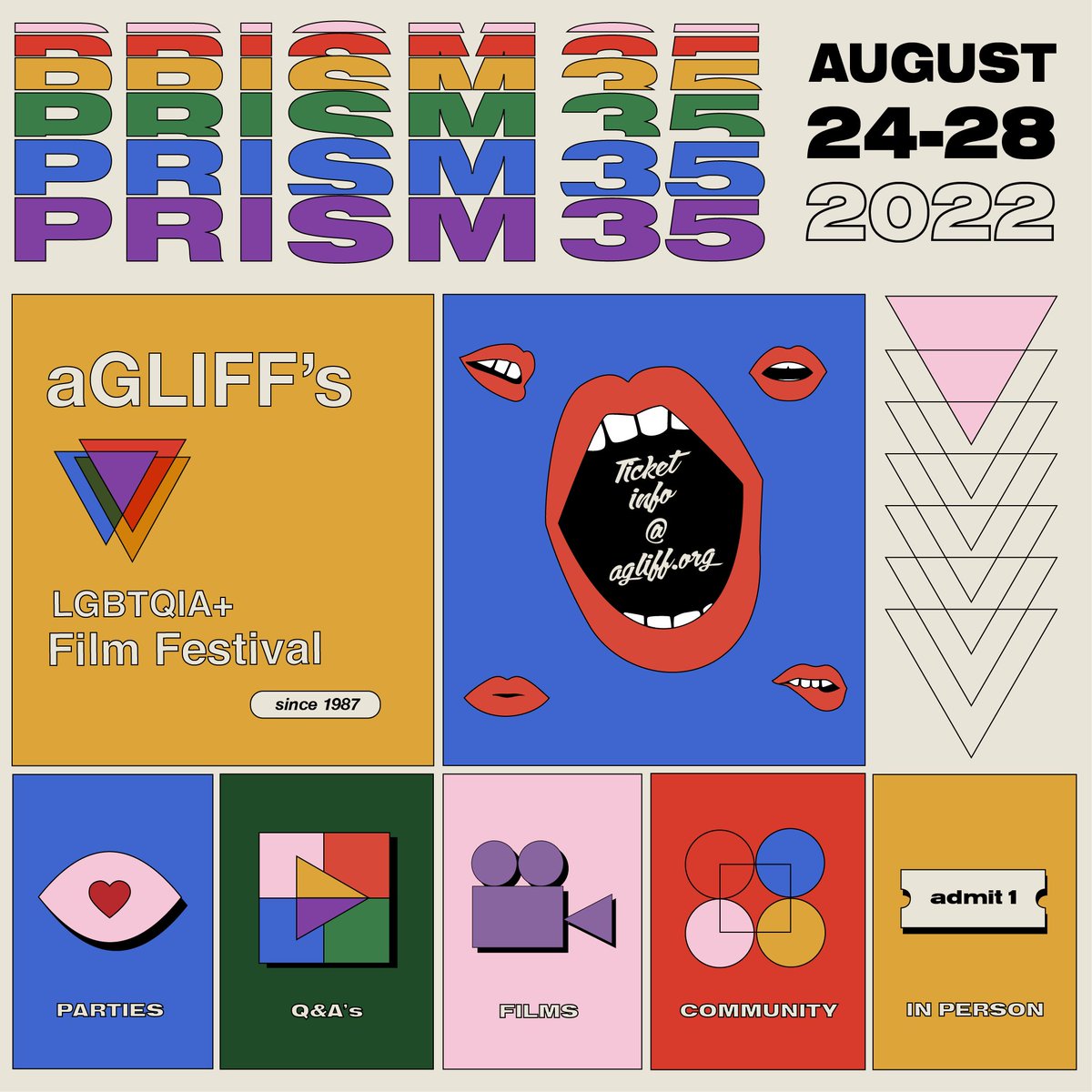 aGLIFF's tweet photo. #PRISM35 Early Bird Badges are on sale NOW for just $95! Get yours before they are gone! https://t.co/1tFf9Vvev5. https://t.co/7jdhBVjooo