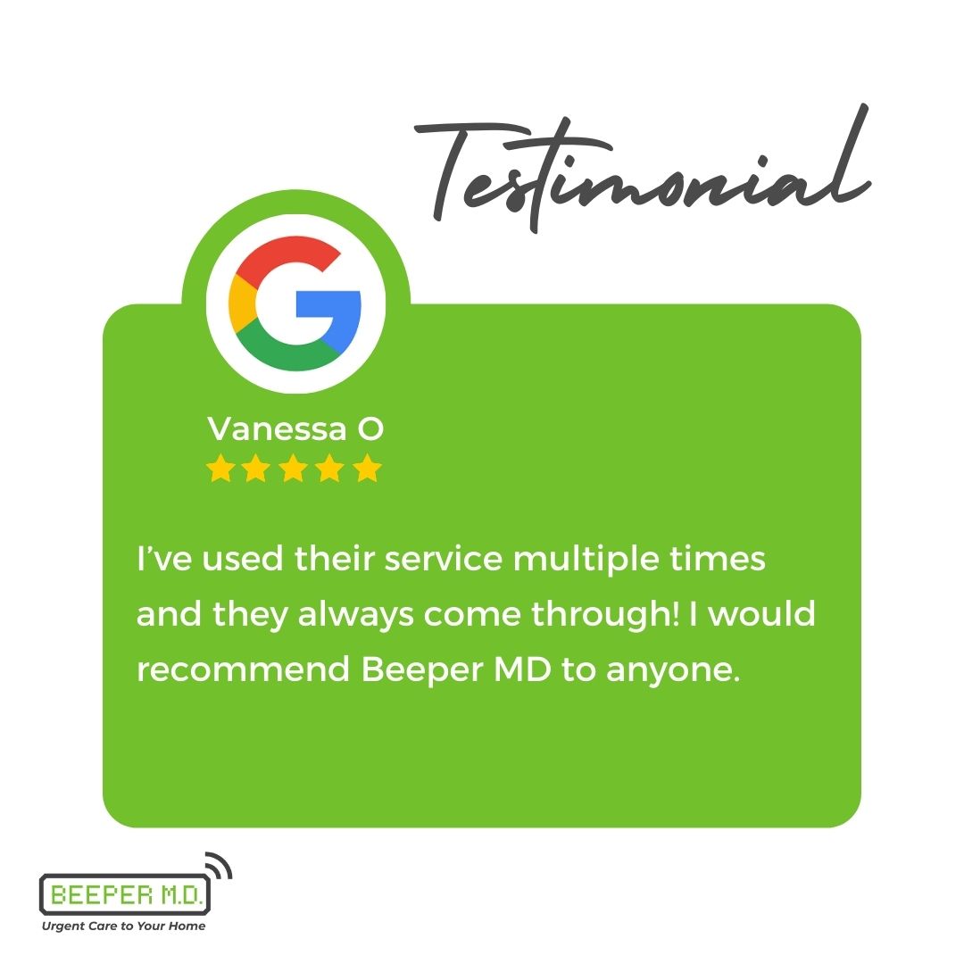 Once you try BeeperMD, you won't want to receive medical care any other way. ✅ From minor illnesses, injuries, infections, and more, our clinicians will examine, test, diagnose, treat &amp; prescribe you from the comfort of your own home. 

🌐 beepermd.com
⏰ 24/7