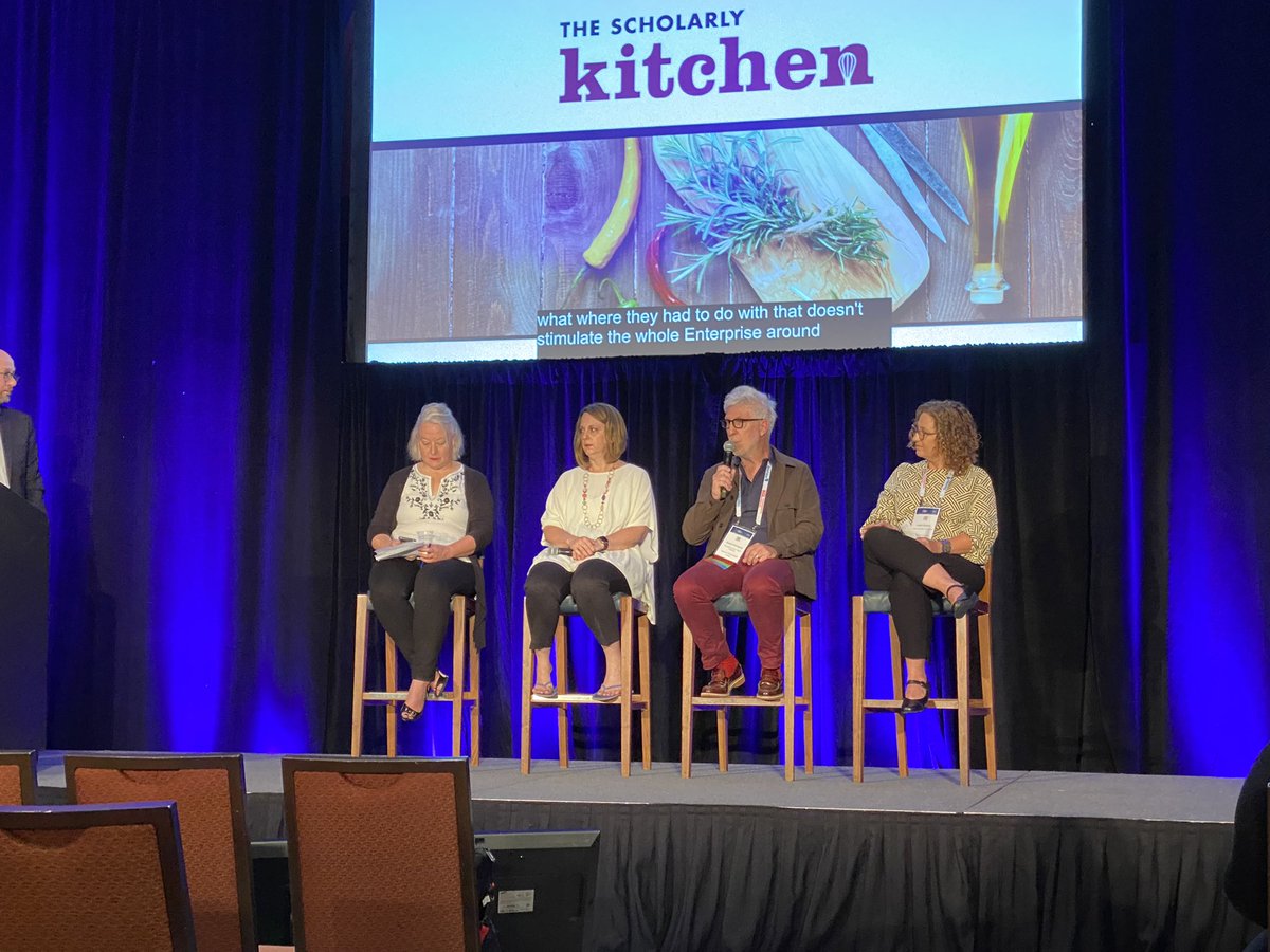 TAC_NISO's tweet image. Enjoying the #SSP2022 wrap up with @scholarlykitchn panel