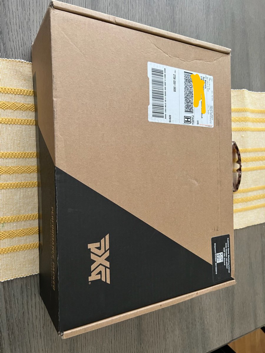 wepapinchos's tweet photo. It's always a great day when you have @pxg box from thier marketing team waiting for you!! Thank you @PGAPappas and the PXG team. Once I return from my back surgery I will be taking advantage of the PXG Hero's club pricing. #proudveteran #rigolf #blessed https://t.co/zJKpfLtUVL