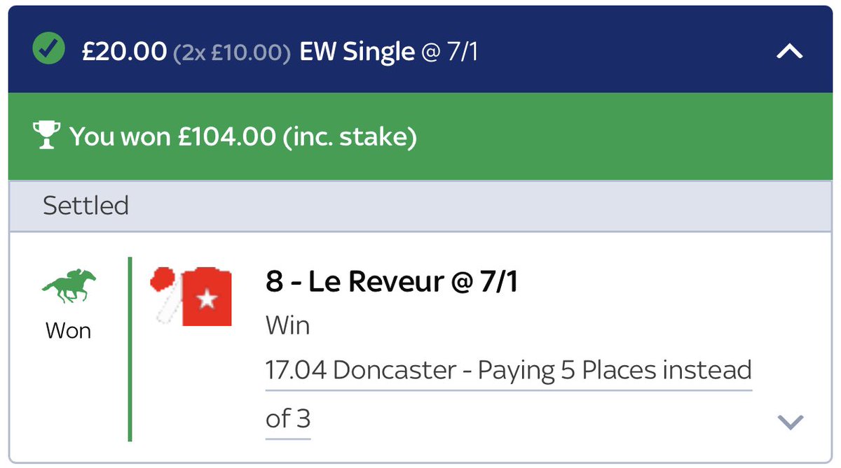 PoundTownTips's tweet photo. Some day today! 😃💰

🐎 Tuesday - 17/2 🥇✅
🐎 Le Reveur - 7/1 🥇✅
🐎 Airshow - 5/1 🥇✅
🐎 Q Twenty Boy - 7/1 🥇✅

#HorseRacing #HorseRacingTips https://t.co/parHF6H4ti