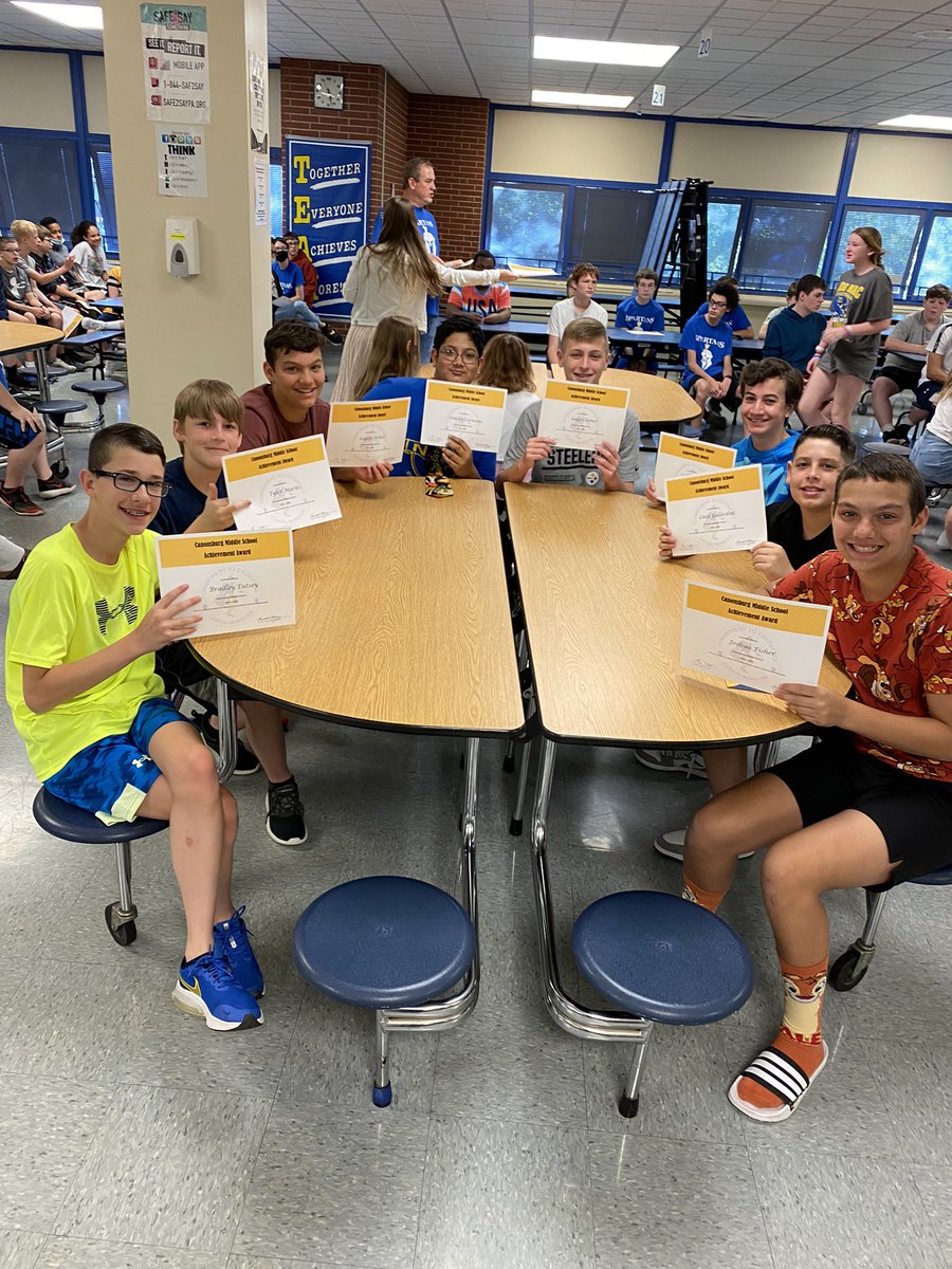 MrsSchmittCVHS's tweet photo. All smiles on the last day of school at the Spartan Team Award Ceremony! Have a wonderful summer, @WEARECMS25!!! https://t.co/ASRA0KwTts