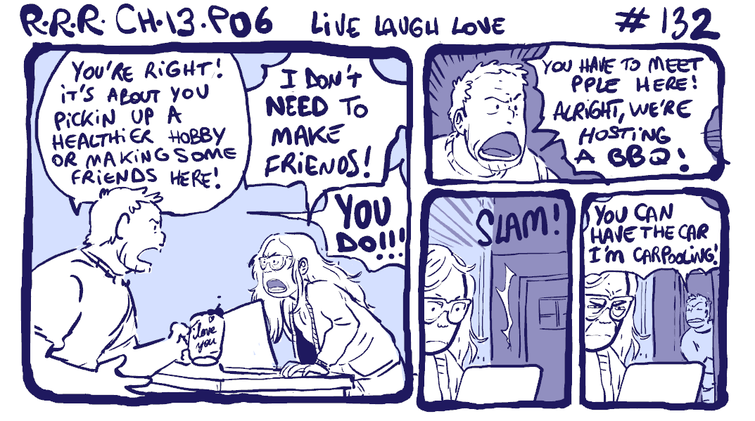 ch13 p06 strip 132
[see pinned tweet to read all previous strips!]
strip 131 and 132 was initially a single stirp but I broke it up to make it easier to read 