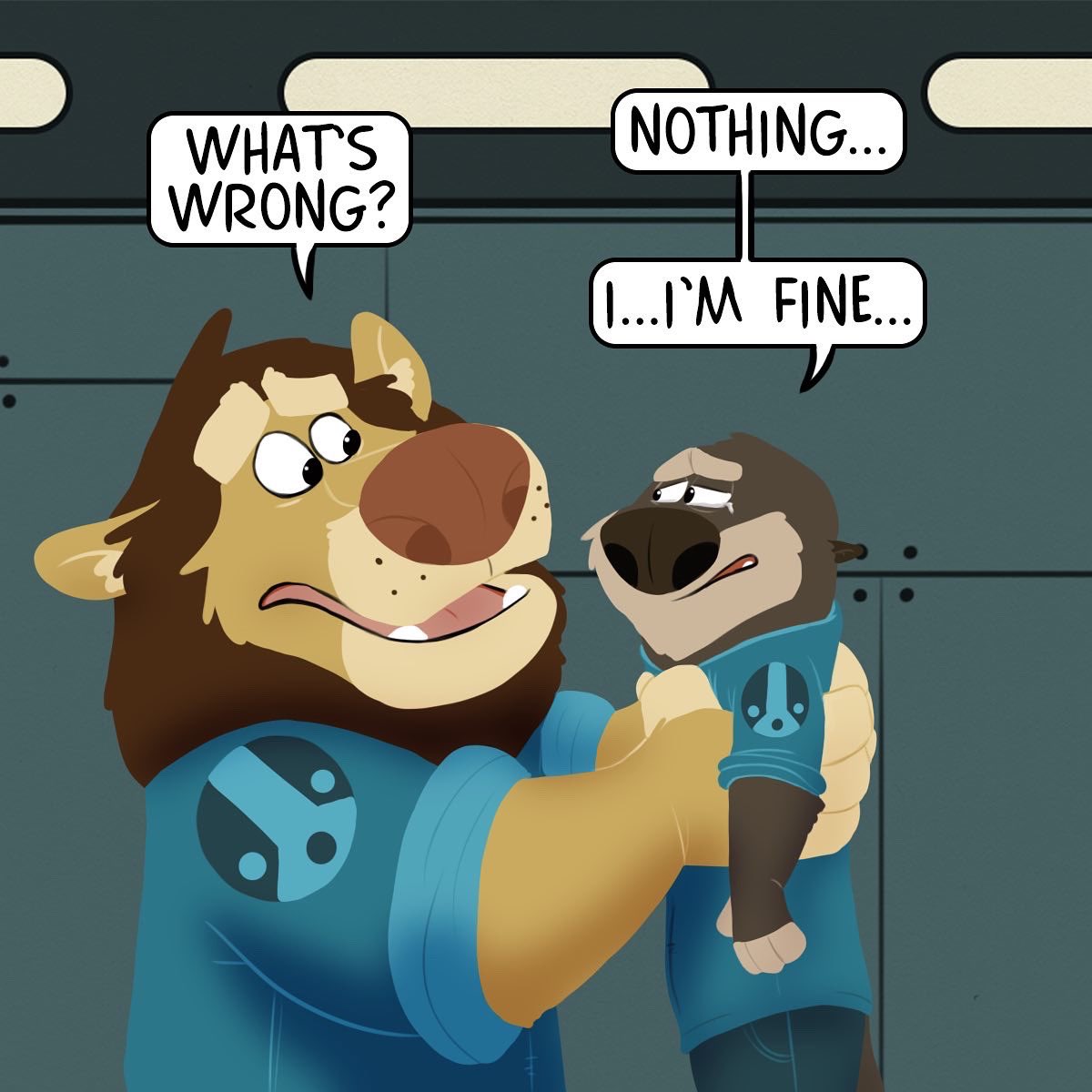 scruffydraws's tweet photo. Emotional Support Animals 1/2 https://t.co/0Z7La1OwYk
