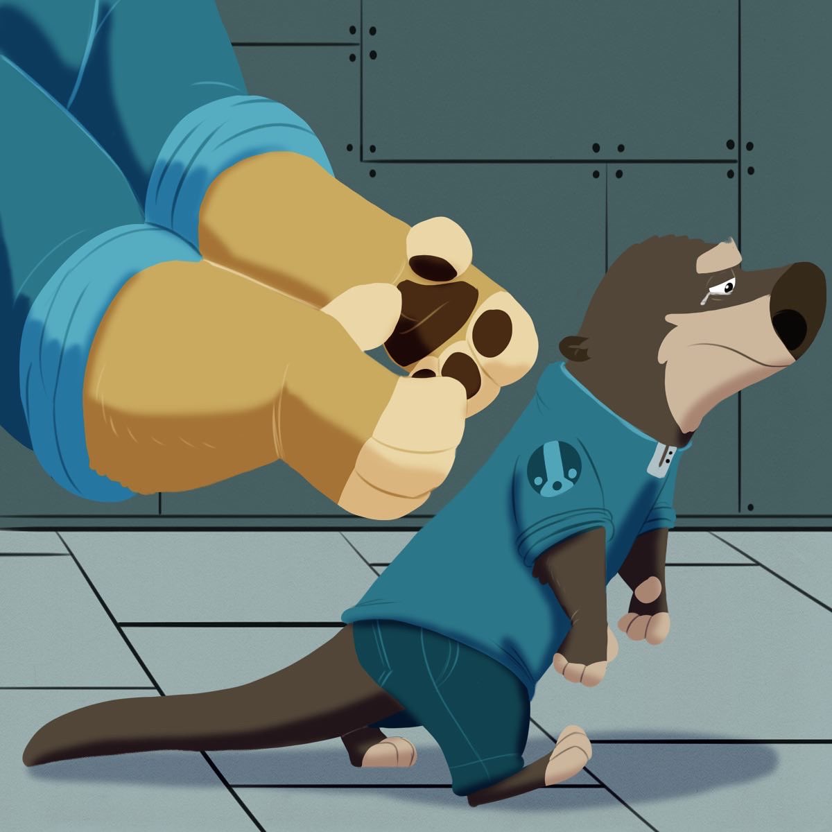 scruffydraws's tweet photo. Emotional Support Animals 1/2 https://t.co/0Z7La1OwYk