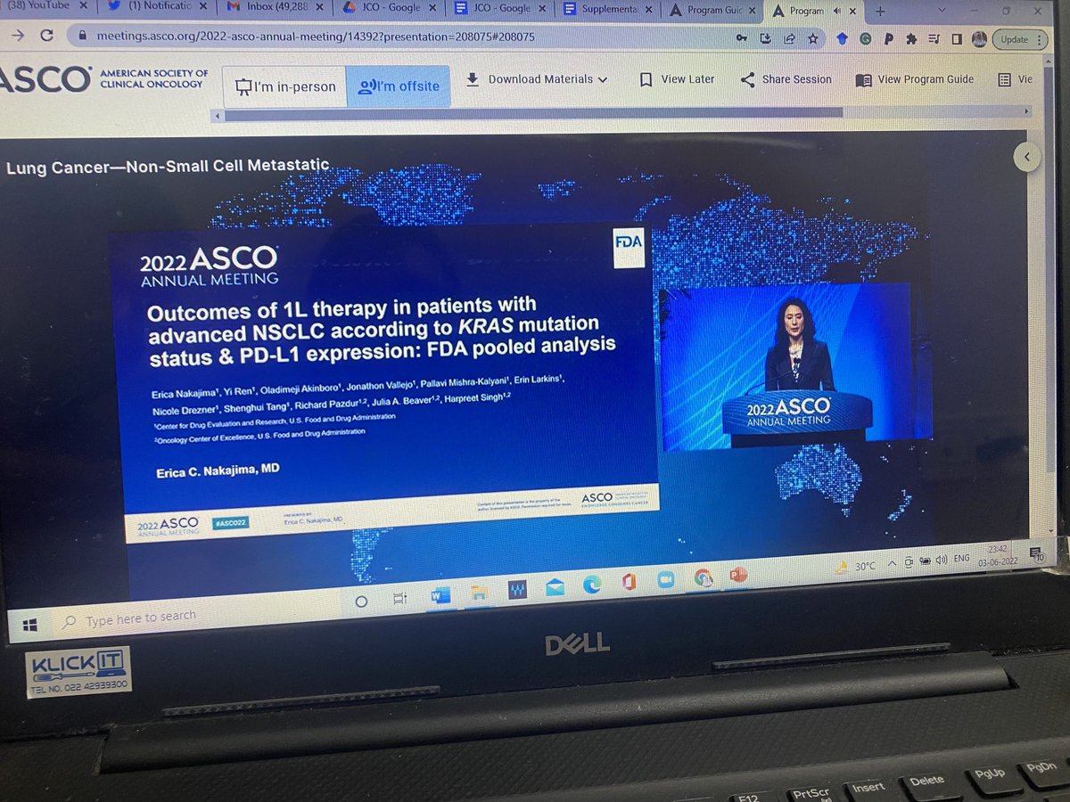 Privileged Attending ASCO with PI himself for head and neck . Waiting for Vijay Patil’s  CTRT presentation in cisplatin ineligible patients of head and neck ca. #ASCO # TATA