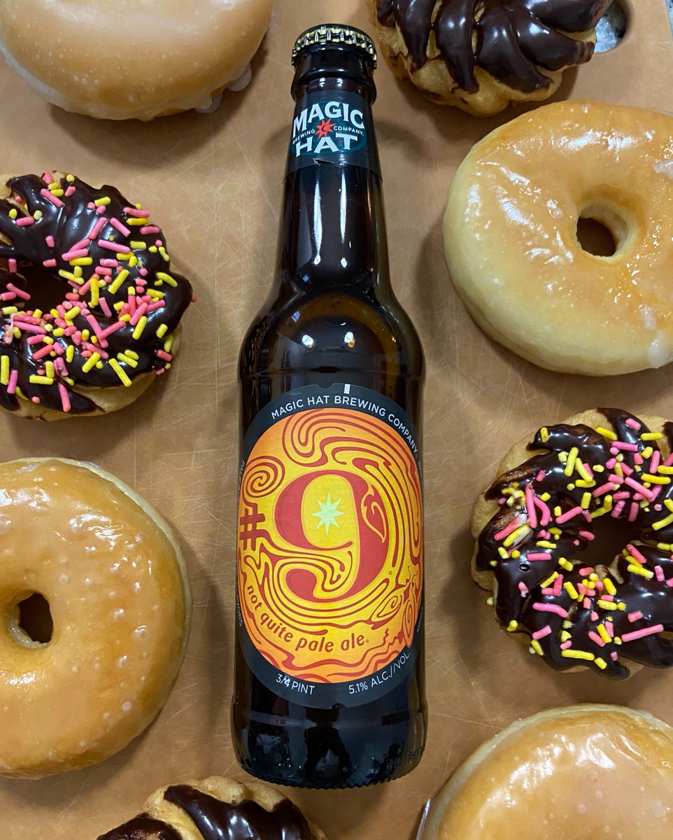 This is your sign to treat yourself to your favorite local donut shop and an ice cold #9. #HappyNationalDonutDay