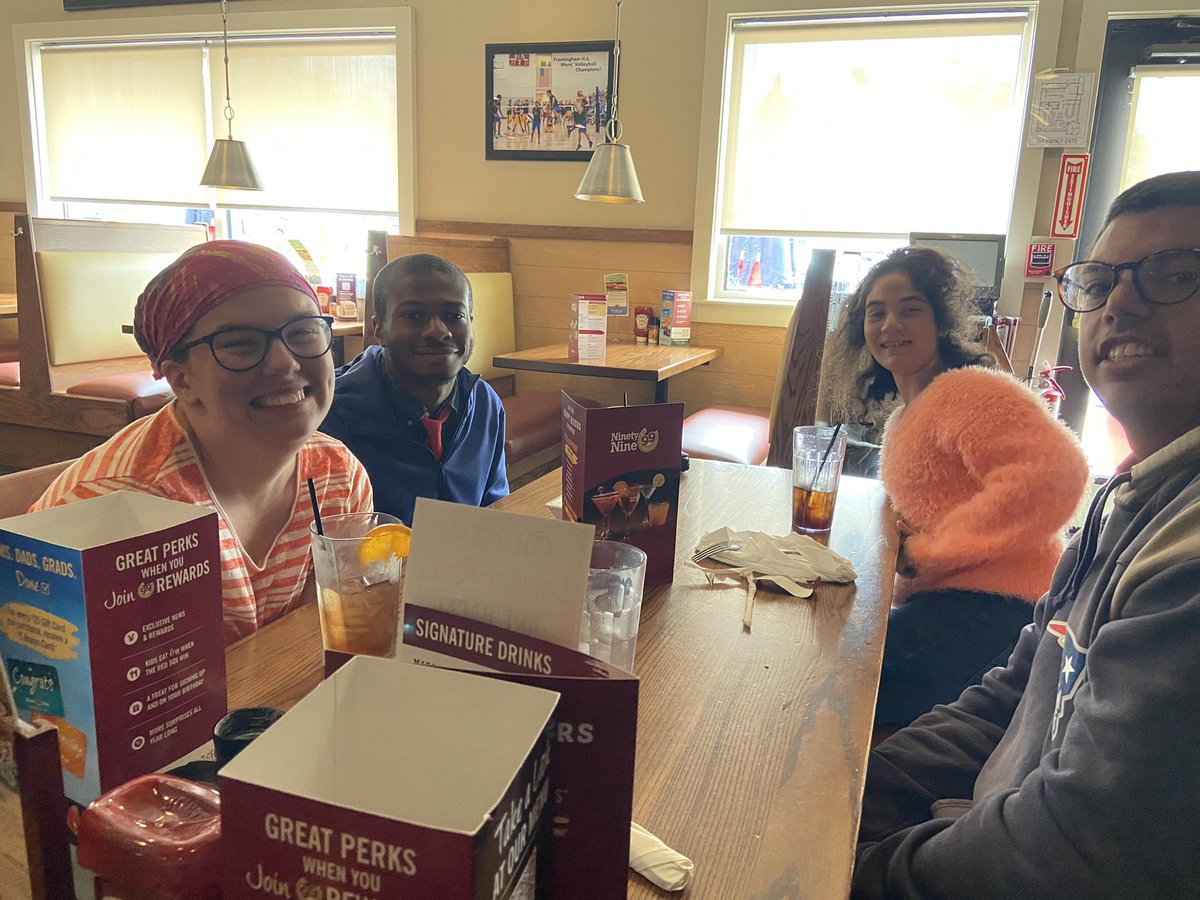 Students practiced ordering, paying for their meals, and leaving a tip today. Such a nice way to end the week! Thanks for the wonderful service and hospitality <a href="/99restaurants/">99 Restaurants</a> #Framingham !!!