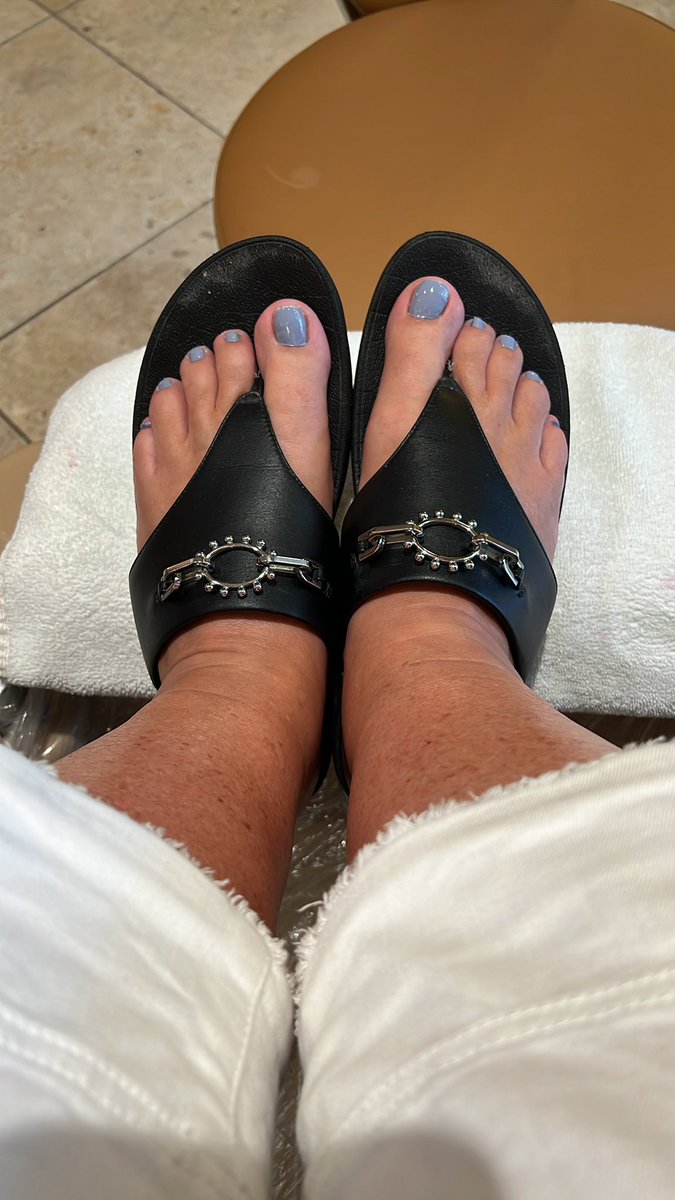sabrinakapp's tweet photo. @kmagette I will, once I get home from a relaxing, lovely mid-day pedicure! #RetirementLife https://t.co/nJhmmSjC1c