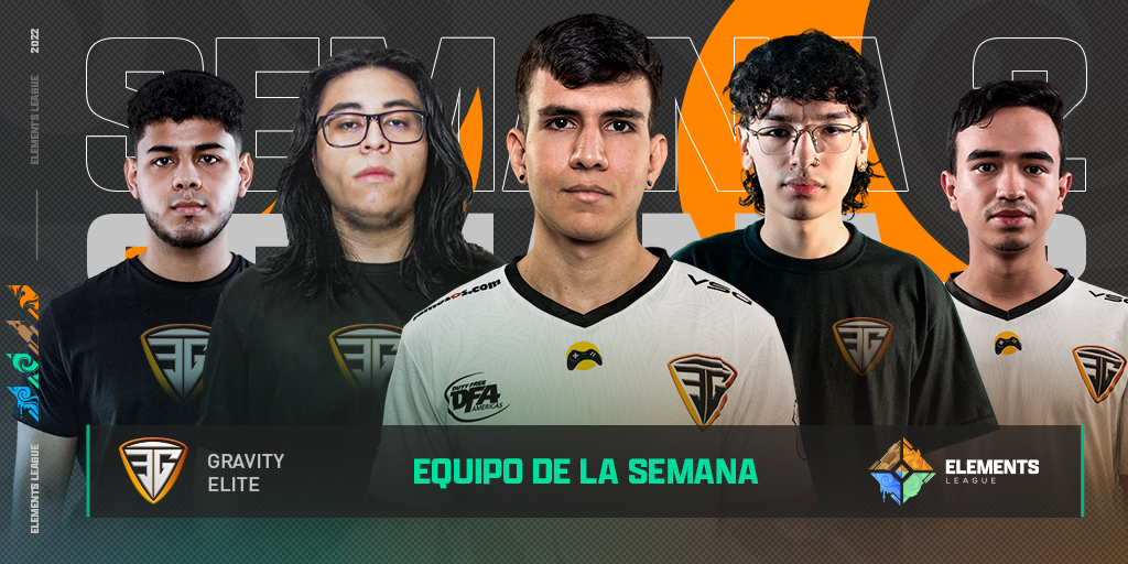Equipazo de la semana con victoria doble frente al actual campeón y sub campeón.
Felicidades a @GravityElitePa 🥳🥳

Team of the week with a double victory against the current champion and sub champion.
Congratulations to @GravityElitePa 🥳🥳

#ElementsLoL