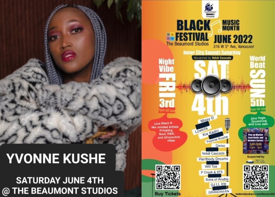 kushemusic's tweet photo. So excited to be performing this Saturday at the Black Festival in Vancouver. 
It’s going to be such a fun night and I can’t wait to hit the stage with the tunes off my new album “Unchained”
#vancouvermusicscene #blackfestival https://t.co/aLcgNBGeKe
