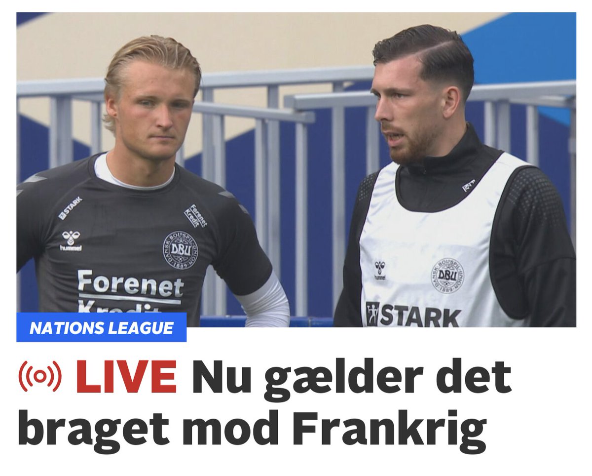 nlfodbold's tweet photo. 🇫🇷🆚🇩🇰 @tv2danmark viser kampen.

https://t.co/Yad0TUv3zo

@nlfodbold #nldk https://t.co/kD13zKEUjo