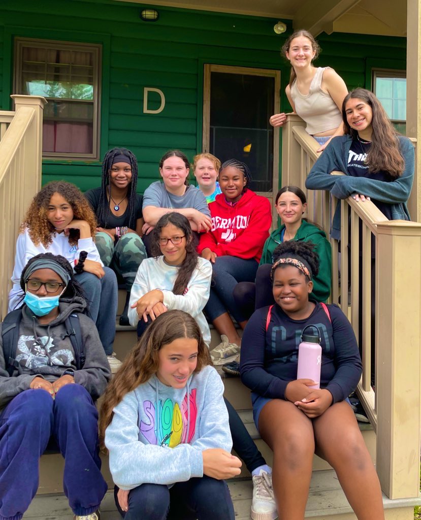 Just finished breakfast. Getting ready for a morning activity!