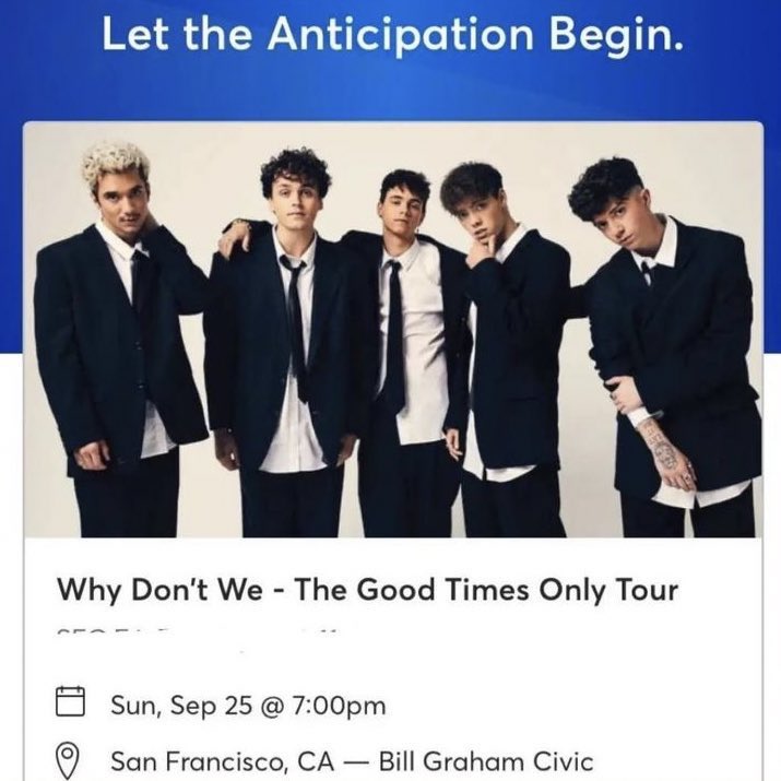 limelightbabes's tweet photo. THE COUNTDOWN BEGINS!!!!! AHH IM SO EXCITED @whydontwemusic https://t.co/ee8BPf7O9r