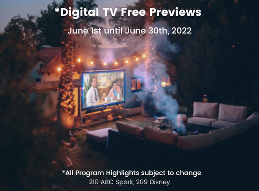 LakelandNetwork's tweet photo. Make your TV time an experience to remember with Lakeland Networks FREE previews for the month of June! For existing Digital TV customers, tune into channels 210 ABC Spark, and 209 Disney. Enjoy! #DigitalTV #FreePreviews #Muskoka #ParrySound #Almaguin https://t.co/ODdydfeWMC