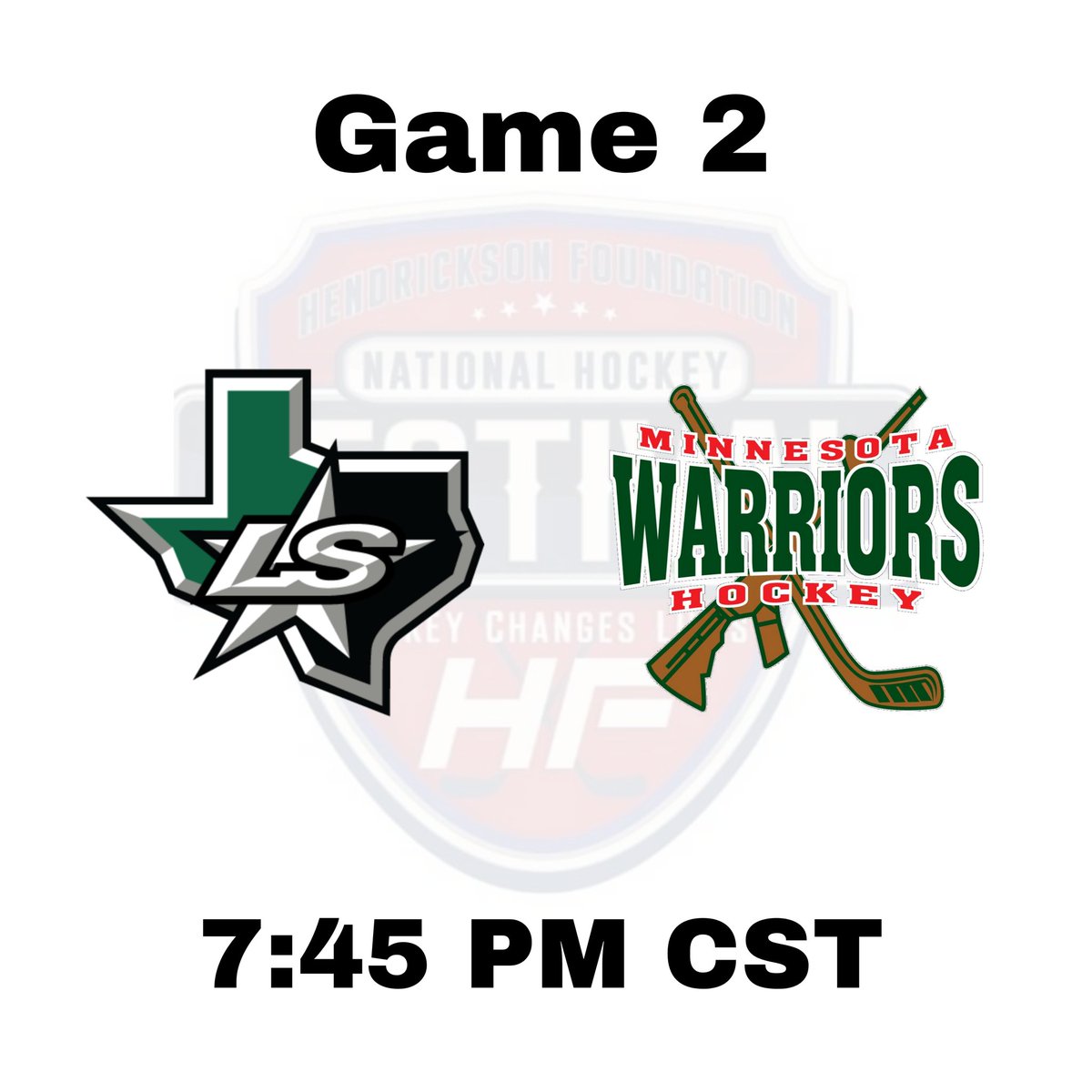 LS_Warriors's tweet photo. Second game of the tourney is a primetime matchup tonight against the Minnesota Warriors White Team!
#LSW | #GreenBucketGuys
#TexasHockey https://t.co/7edDvzZkwE