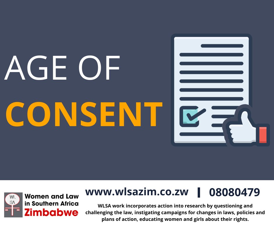 wlsazw's tweet photo. The Constitutional Court has ruled that the legal age of sexual consent should be increased from 16 to 18 years old. This ruling guarantees protection of minors.
#MakingTheLawWork
@NLinZimbabwe @FordFoundation @VSOZimbabwe @awdf01  @christianaid https://t.co/8EyKyNnCsr