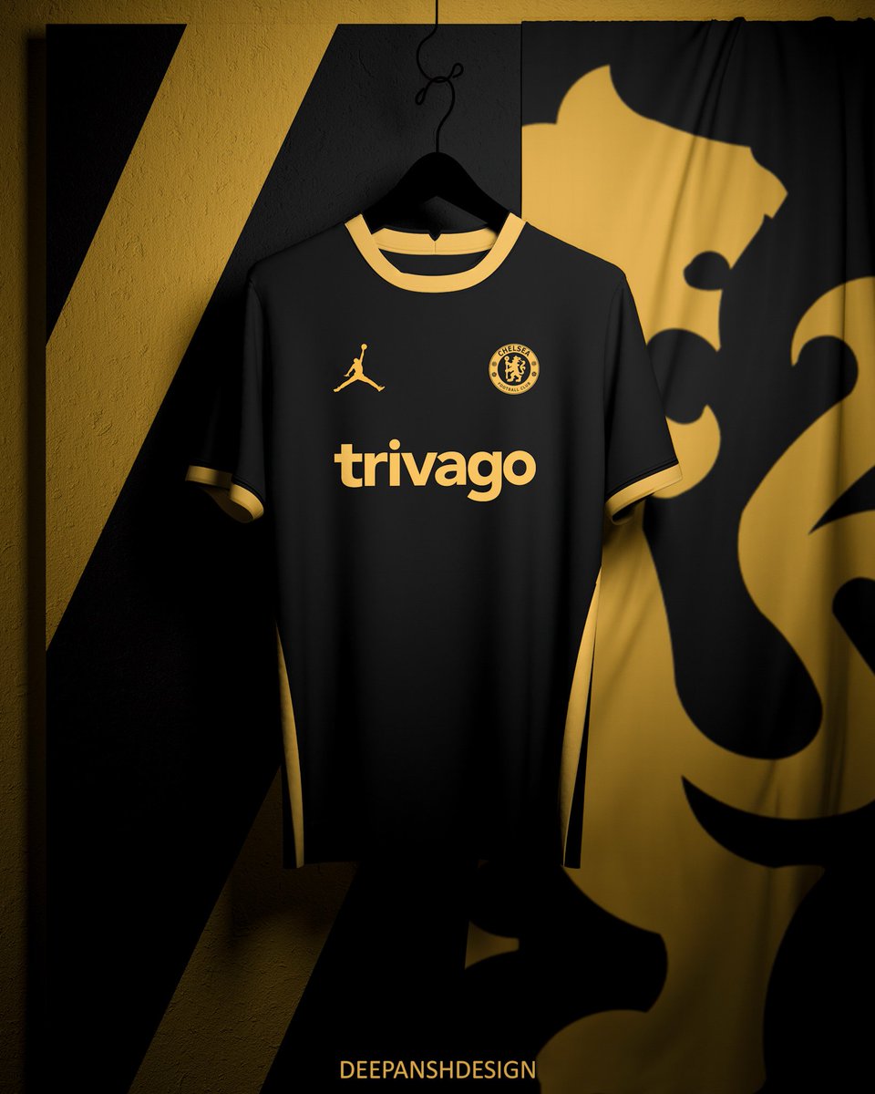 deepanshdesign's tweet photo. Air Jordan X Chelsea black and gold cuz why not? ⚫🟡
RT if you like it 

#smsports #AirJordan #nike #chelsea #CFC https://t.co/7639HciFhW