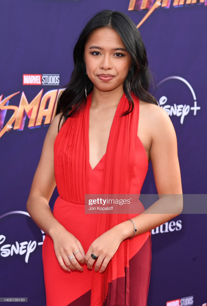 daphnedtle's tweet image. new Getty images!!! 🤩 thank you so much for another red carpet invite, it’s always an honor @disneyplus @MarvelStudios @msmarvel #MsMarvel #msmarvelpremiere