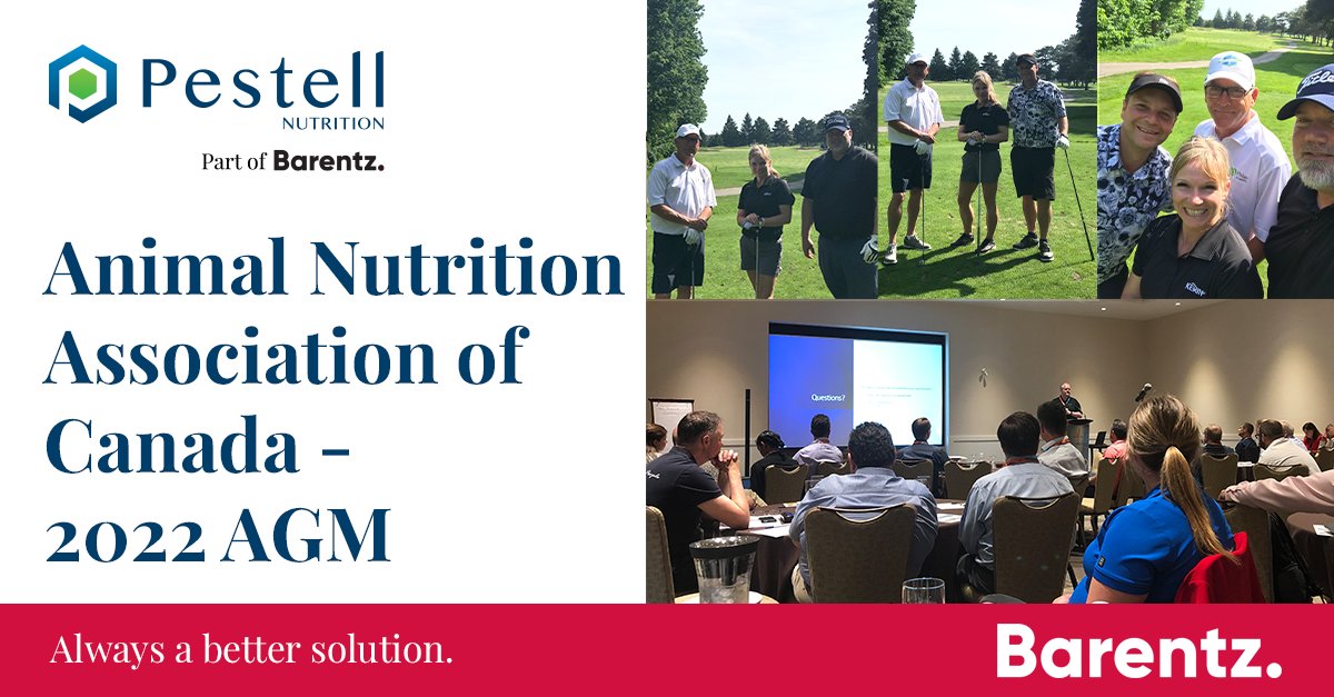Pestell Nutrition attended the Animal Nutrition Association of Canada 2022 AGM this week in Niagara-on-the-Lake. Great speakers, weather, and golf!

#ANACAGM2022 #animalnutrition