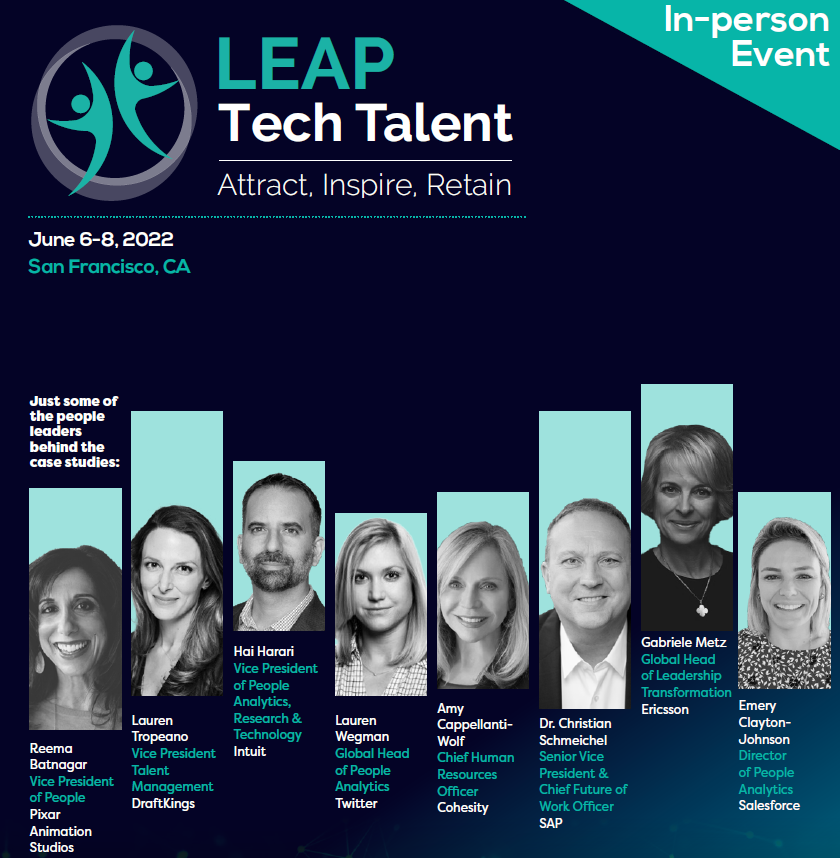 Very excited to speak at the #LEAPTechTalent Conference next week and share how <a href="/SAP/">SAP</a> is leveraging cutting edge technology to create flexible work offerings for 100,000 employees worldwide. Learn more: bit.ly/3KSuUoh

 #FutureOfWork #HRTransformation #PledgeToFlex
