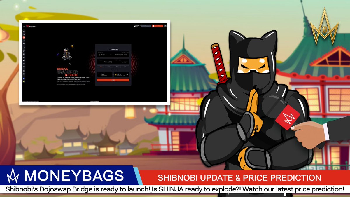 🥷🟡 6/13/2022 🟡🥷

❤️ Like / RT / and tag a friend if you’re bullish about our upcoming #BSC launch! 

⛩ Let the world know!

#SHINJABSC this video I share updates on 

<a href="/Shib_nobi/">SHIBNOBI</a>
  
&amp; a chart analysis for what could be the #memecoin of 2022 📈youtu.be/sAJL-OHD2N8👀