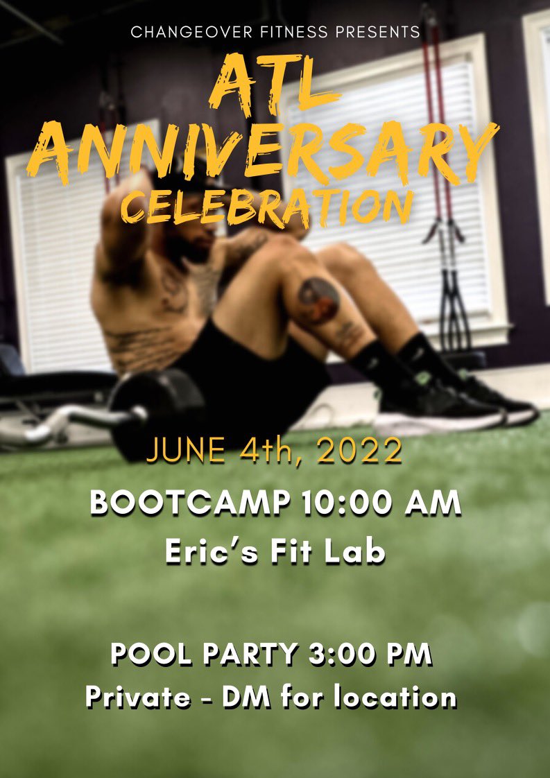 changeoverfit's tweet photo. Bootcamp then pool party all is welcome !!! Pull up !! https://t.co/dR5oZSa9Gr