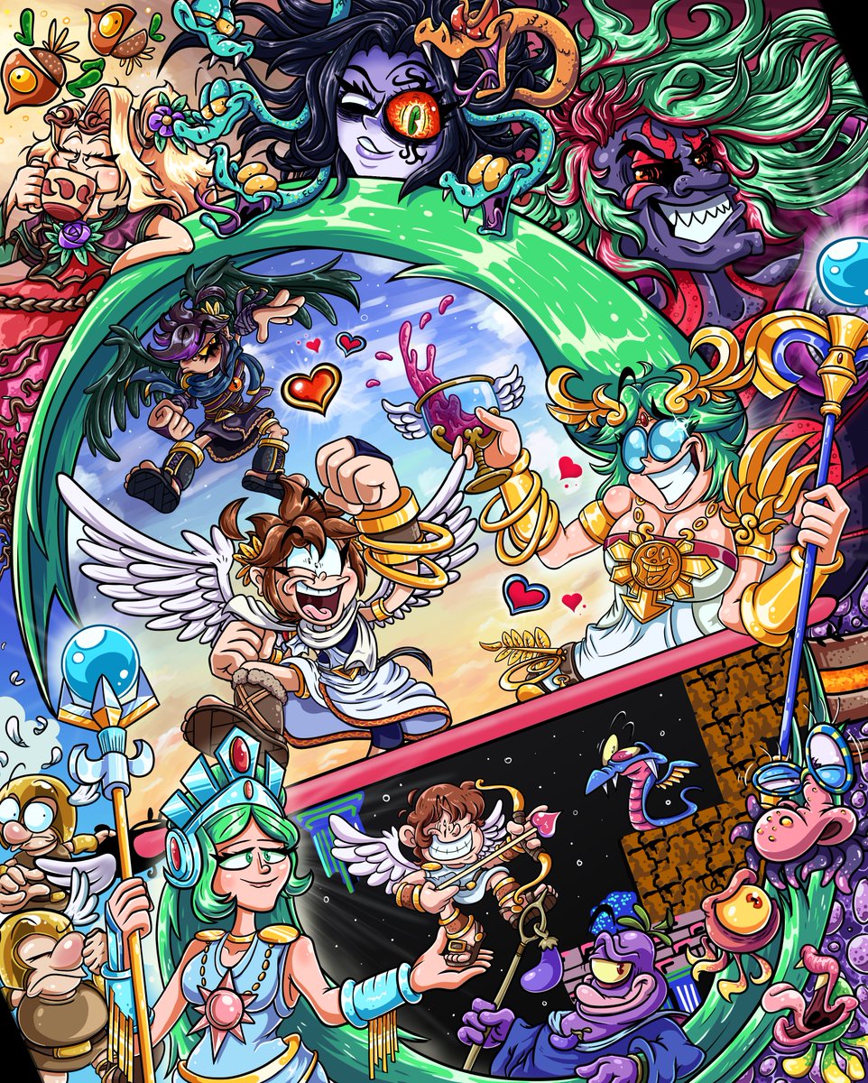 TheJumpingFool's tweet photo. "Sorry to Keep You Waiting"
Delayed 10th anniversary tribute to the favorite game that has Pit in it
#KidIcarusUprising #TenYearsOfUprising https://t.co/K655kf0vjJ