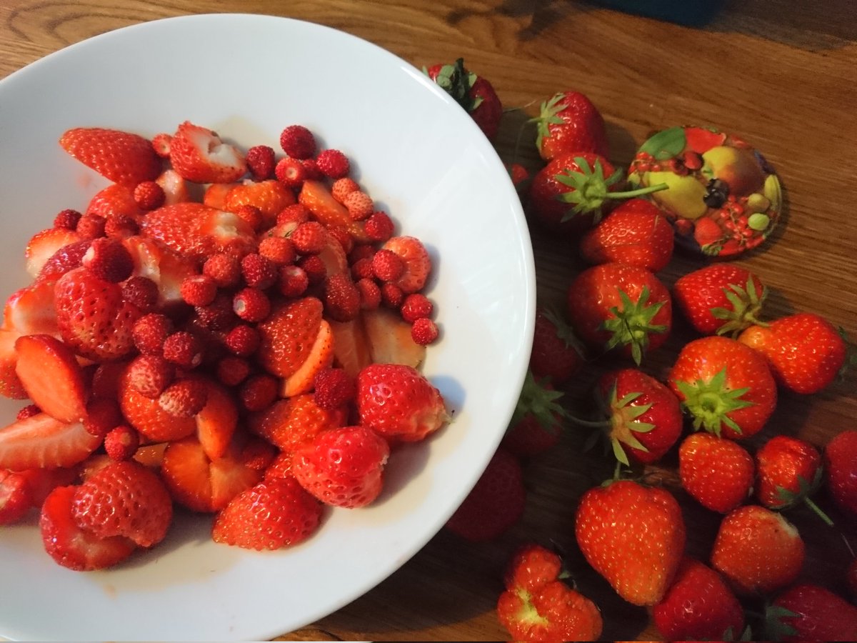 🍓🍓🍓Erdbeerkuchen, Erdbeermarmelade, Naschen, Müsli, Erdbeerdrink 😍🤤🤤