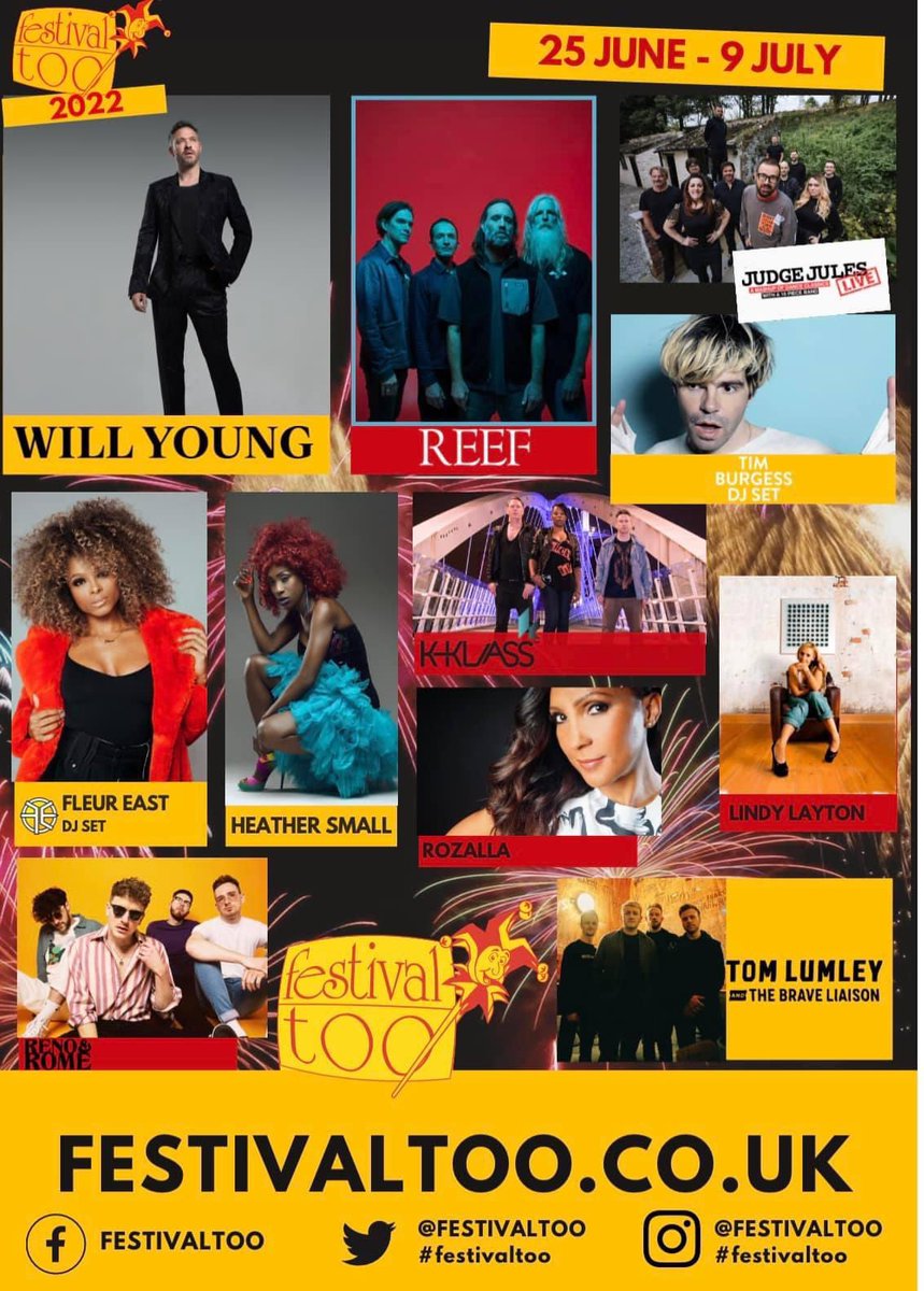 FestivalToo's tweet image. It’s just a few weeks until we return with three weekends of free to attend entertainment in King’s Lynn.. are you joining us?

For full line up info, head to festivaltoo.co.uk