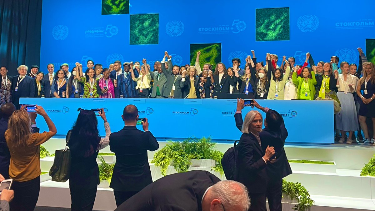 #Stockholm50 has concluded!

We only have one earth and no planet B. Let us realize the opportunity for a healthy planet for the prosperity of all – our responsibility, our opportunity.
🇺🇳🇸🇪🇰🇪