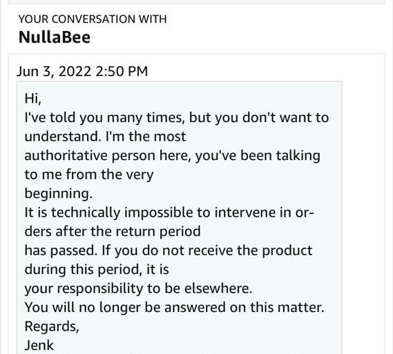 The worst customer service ever. How come a giant company such as Amazon cannot solve a customer problems. Plus they have rude agents <a href="/AmazonAE/">Amazon.ae</a>