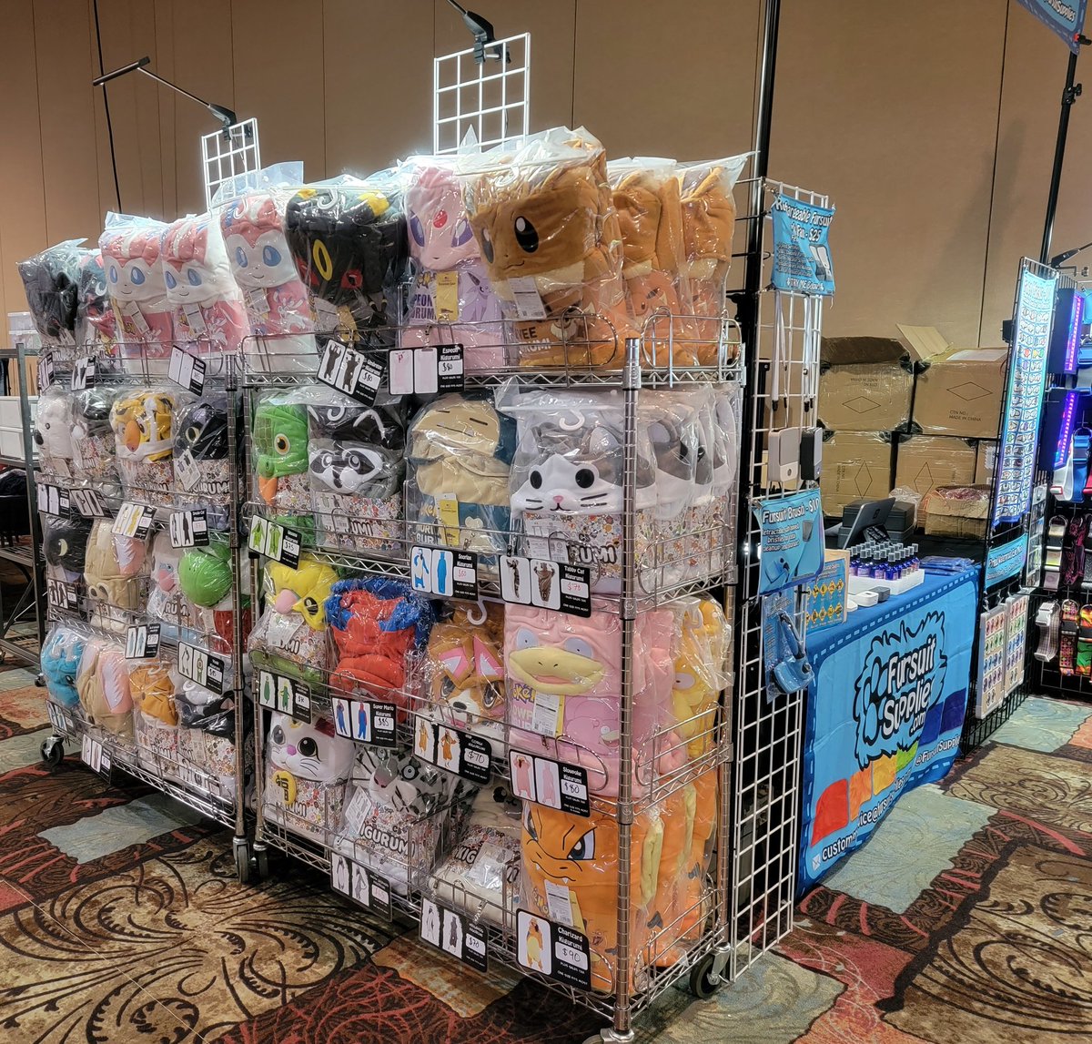 FursuitSupplies.com (@fursuitsupplies) on Twitter photo We are all set up in the dealers room at <a href="/BiggestLittleFC/">Biggest Little Fur Con</a>! Come and check out our booth (booth 64) this weekend, we have lots of great stuff available, including our new rechargeable neck fans. Hope to see you there! #BLFC2022 We are all set up in the dealers room at <a href="/BiggestLittleFC/">Biggest Little Fur Con</a>! Come and check out our booth (booth 64) this weekend, we have lots of great stuff available, including our new rechargeable neck fans. Hope to see you there! #BLFC2022
