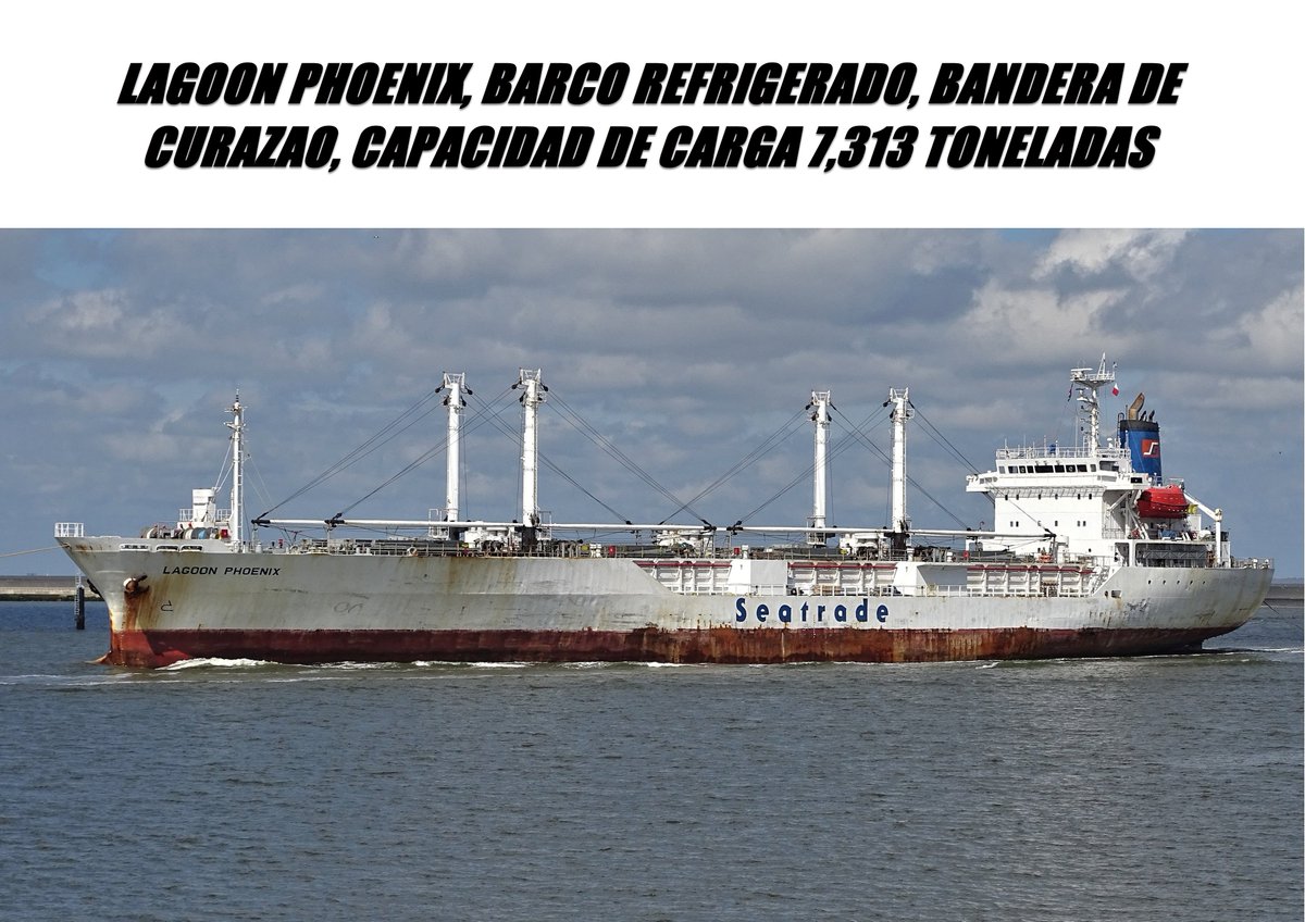 FlconEYES's tweet photo. ⚓️#LAGOONPHOENIX #IMO9047245 9047245
EL CRUEL #Bloqueo #EmbargoCuba AL PUEBLO, que no afecta los caprichos del @PartidoPCC
Régimen compra otro barco refrigerado
Desde #Mobile, #EEUU a la #Habana.
Viaje #5 desde 2021🧐
Capac: 7313 ton
#HappeningNow #OSINTCuba #cubarcos #Cuba #3Jun https://t.co/HdpV60Hkab