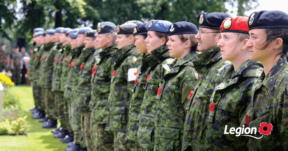 RoyalCdnLegion's tweet photo. Today we celebrate the 21st annual @CanadianForces and honour all the men and women serving in the Canadian Armed Forces at home and abroad! Thank you for your service. https://t.co/ASjjDWmaeN