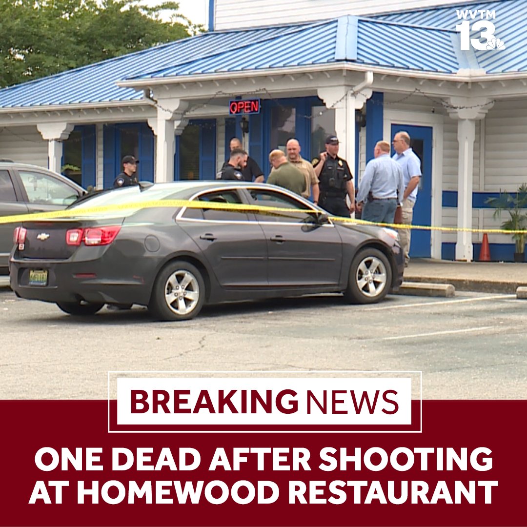 Breaking News | One person is dead and two others are in police custody after a shooting in the parking lot of a restaurant in Homewood, Alabama. Here's what we know so far: bit.ly/3tf5POA