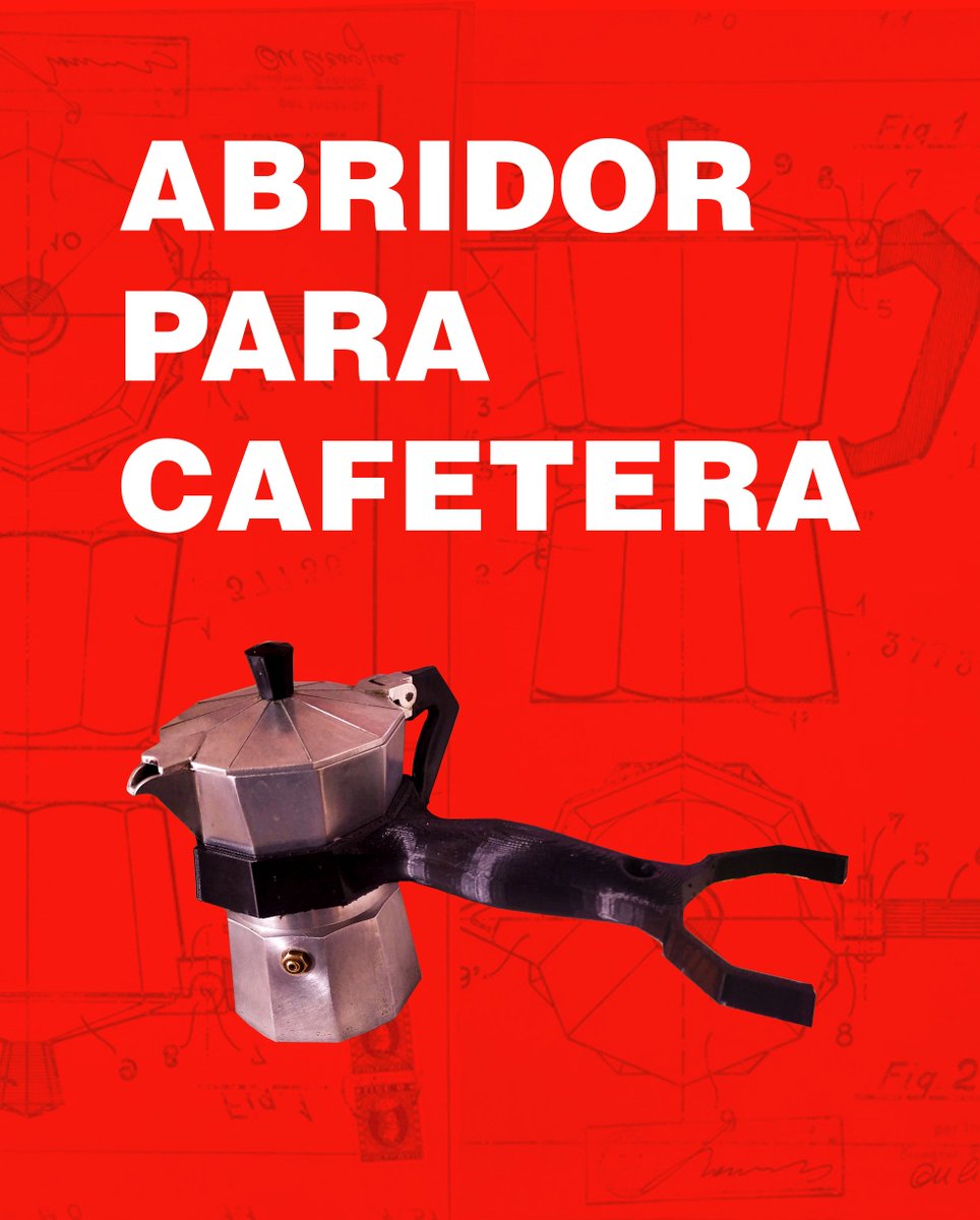 addimensional's tweet photo. Este prototipo impreso en 3D, fue diseñado por Diana Avila Cruz para la asignatura Gerontodiseño durante su estancia en el ISDi. Se trata de una ayuda técnica multifuncional para abrir, en dependecia de su posición, cafeteras de 1, 3 o 6 tazas.
.
#HechoenCuba #ManufacturaAditiva https://t.co/rENPRJ4nhj