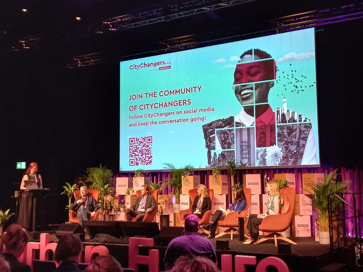 veeravihula's tweet photo. Getting digitalization right? I had a chance to share lessons from #MyEspoo and #UserCentriCities projects and discuss with some amazing fellow panelists yesterday at @UrbanFutureConf #UF22 
Big stage&amp;live audience, pretty cool after two years of only online events #MakeWithEspoo https://t.co/y2QpH5eC3J