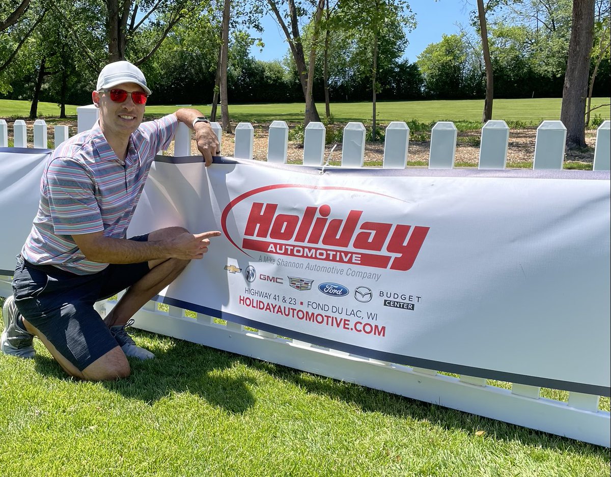 Grateful for my good friends ⁦<a href="/HolidayAutoFDL/">Holiday Automotive</a>⁩ for supporting ⁦the 50th Anniversary of the <a href="/Lombardi_Fdn/">Lombardi Foundation</a>⁩ golf classic. A perfect day at North Hills CC.