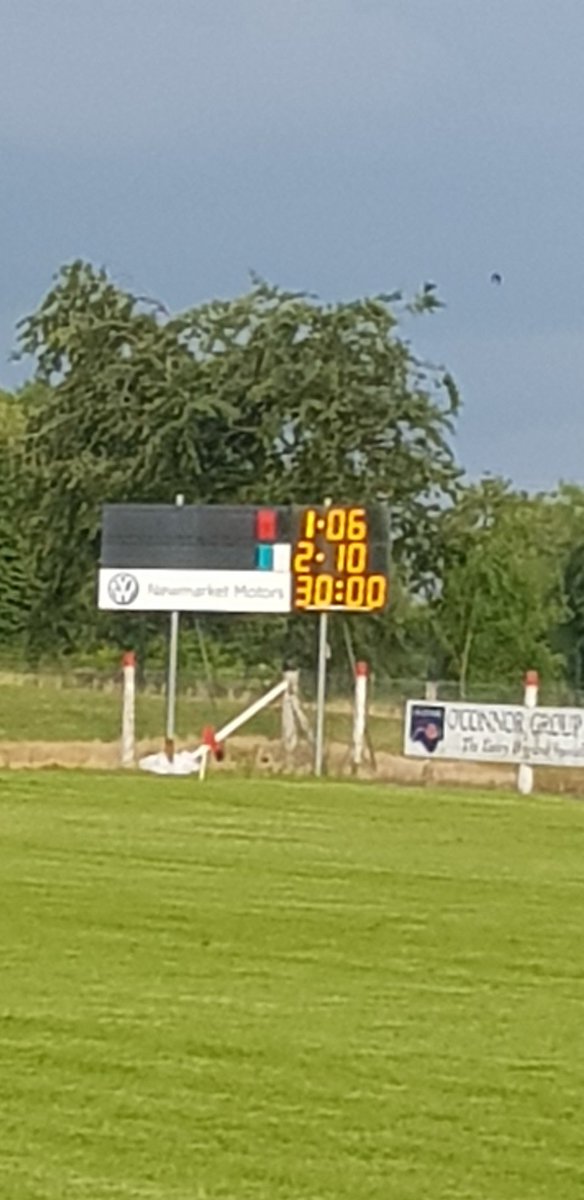 Half time score v Newmarket <a href="/MillstreetGaa/">Millstreet GAA</a> JAHL