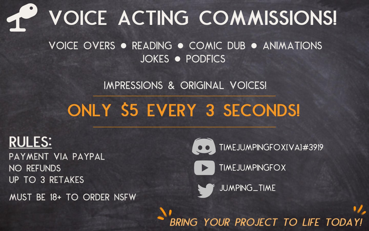 TimeHumpingFox🔞 (VOICE ACTING COMMISSIONS OPEN) (TimeHumpingFox) / Twitter