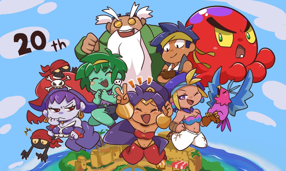 #Happy20thShantae @WayForward 
I love you guys！