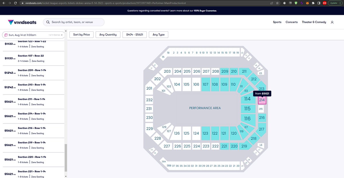And the award for the scummiest company goes to... <a href="/VividSeats/">Vivid Seats</a> for buying half of the Worlds ticket supply for $100 and selling them for over $5000. <a href="/RocketLeague/">Rocket League</a> <a href="/RLEsports/">Rocket League Esports</a>
