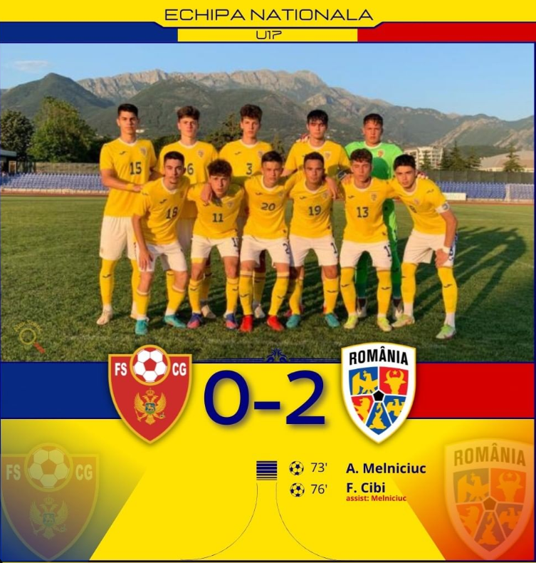 AlexScoutRo's tweet photo. 🇷🇴 | U17 NT

✅ Like our U18s this morning, our U17s beat Montenegro again last night. Clean sheet and great performance from Cibi (UTA) and Melniciuc (Clinceni) again. Goal scorers this time!

When you can't even rely on the U21's anymore... you go down further. Euro U19 🔜 https://t.co/UQBYoMropu